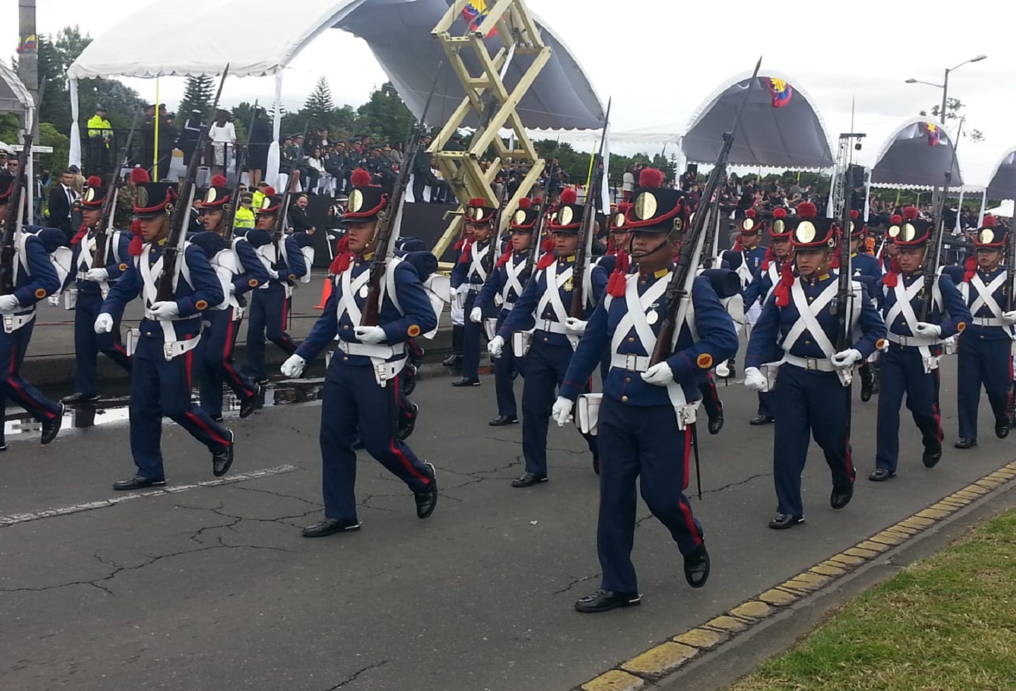 Desfile del 20 de julio en Bogotá