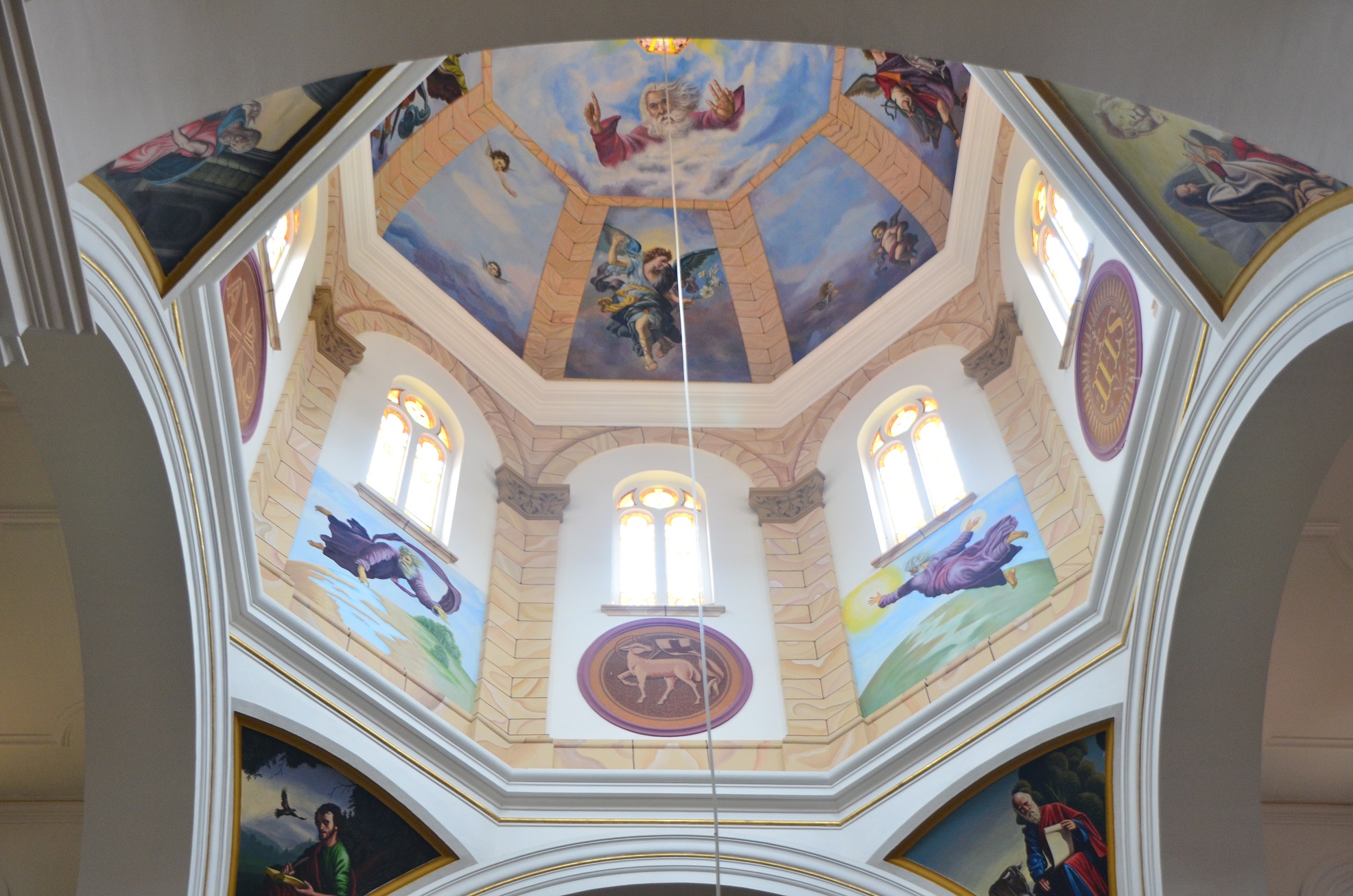 Pintura en el interior de Iglesia