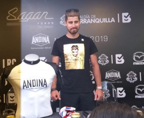Peter Sagan en Barranquilla