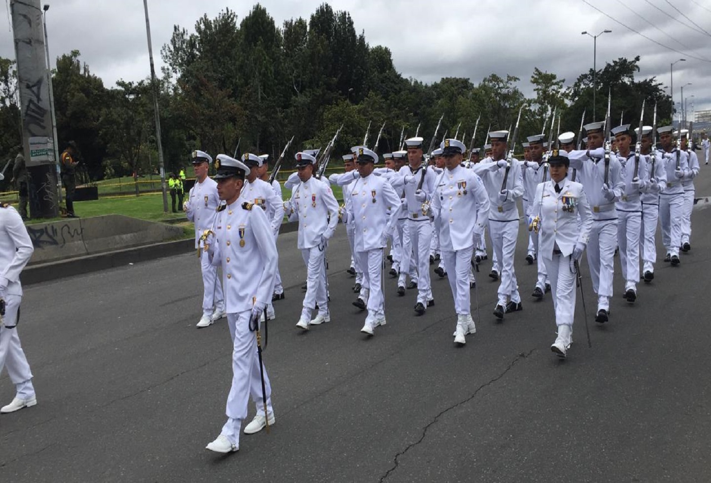 Desfile del 20 de julio en Bogotá