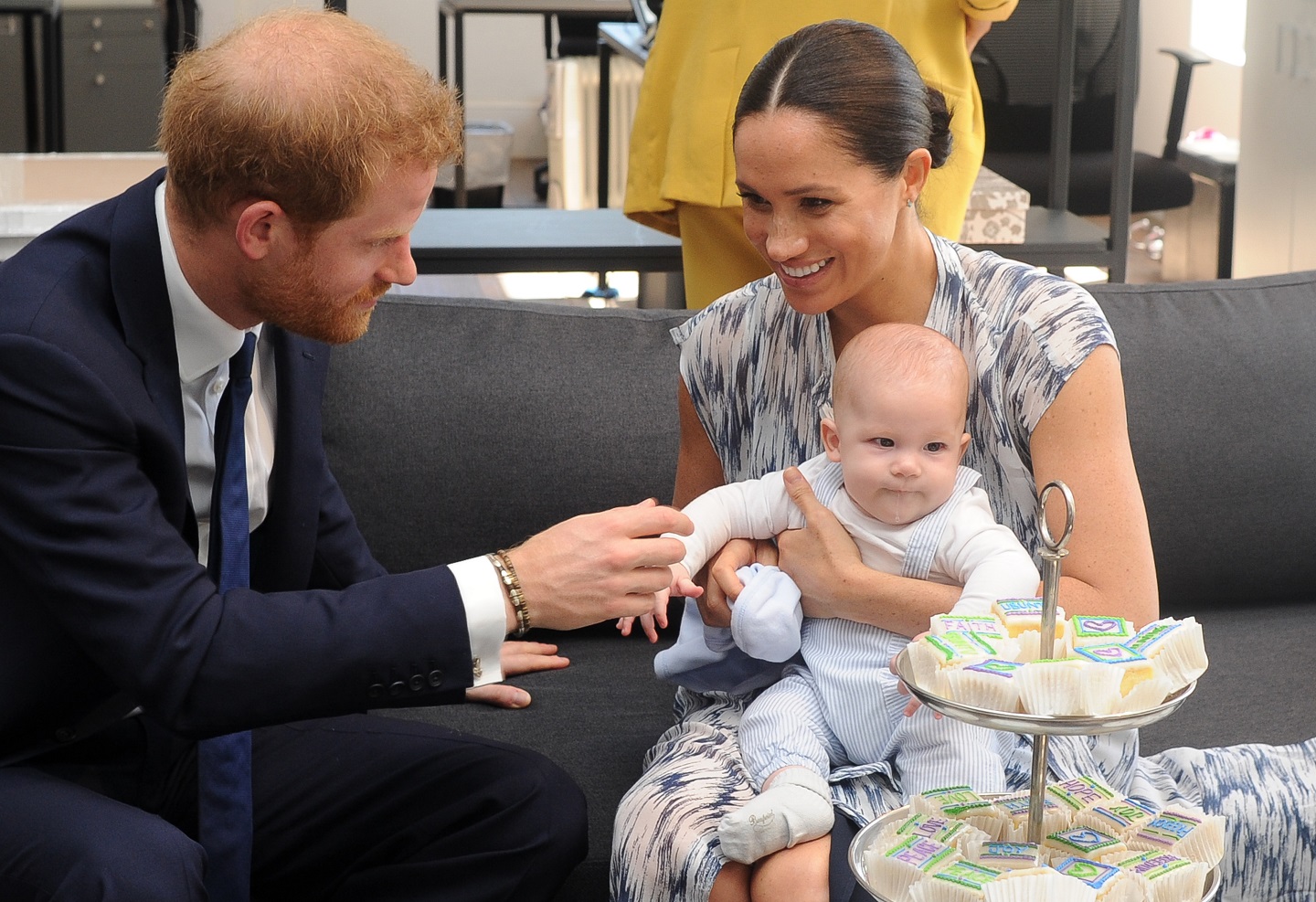 Harry, Meghan Markle y su hijo Archie