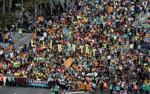 Manifestaciones en Barcelona