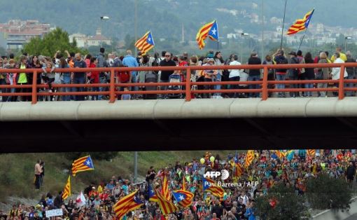 Manifestaciones en Barcelona