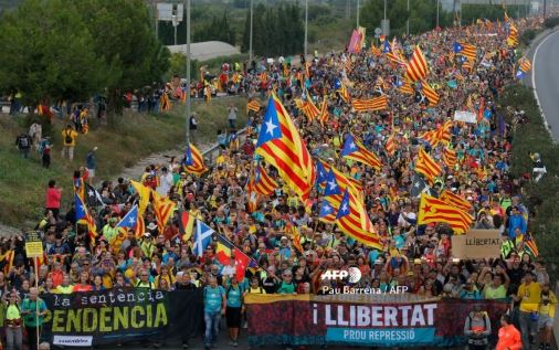 Manifestaciones en Barcelona