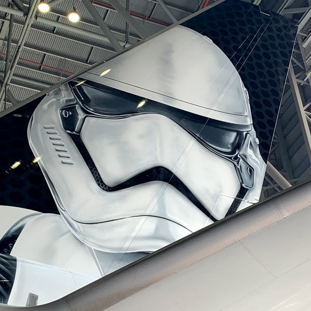 El 'Stormtrooper Plane' de Boeing, inspirado en Star Wars