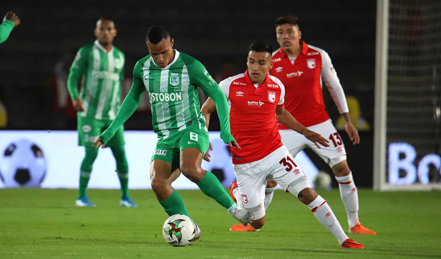 Santa Fe vs Nacional Liga Águila II primer paquete
