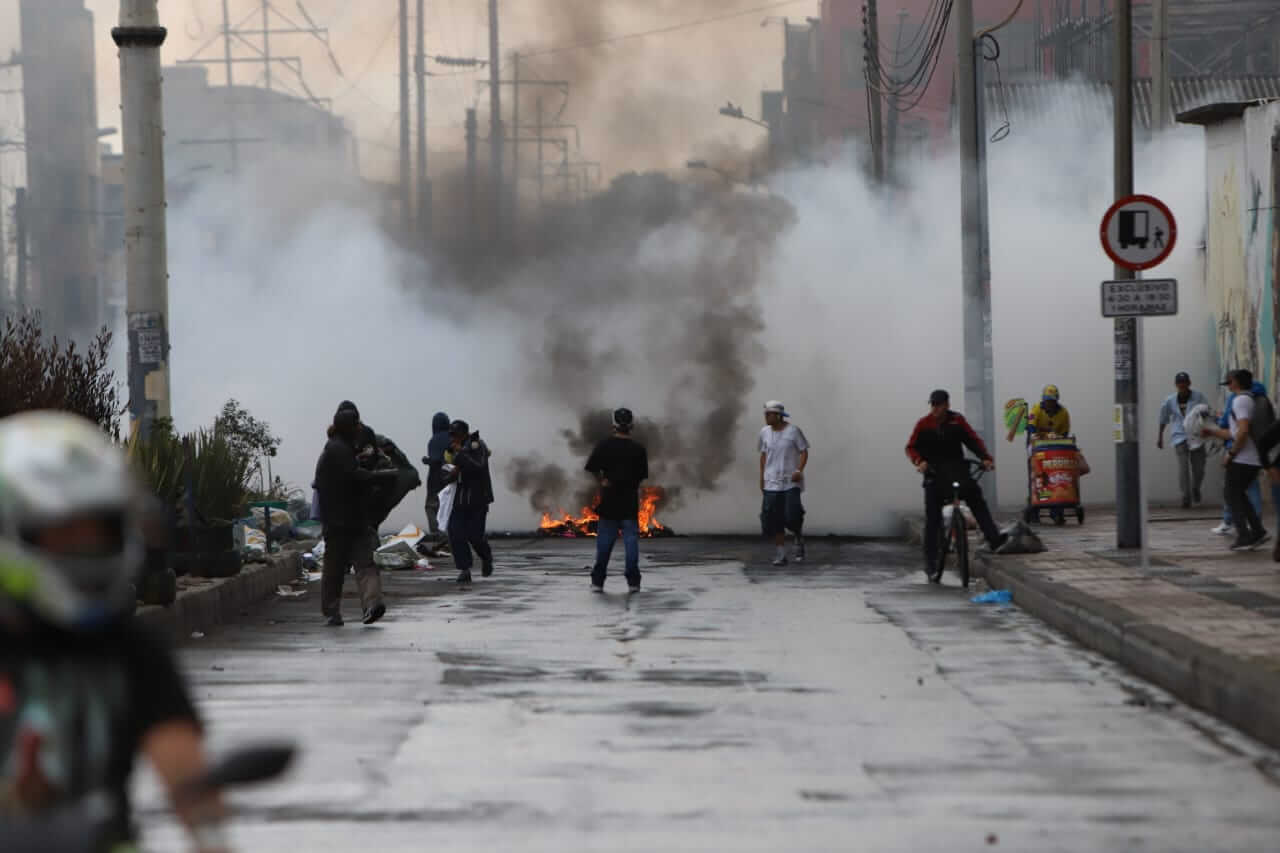 Disturbios en San Andresito de San José