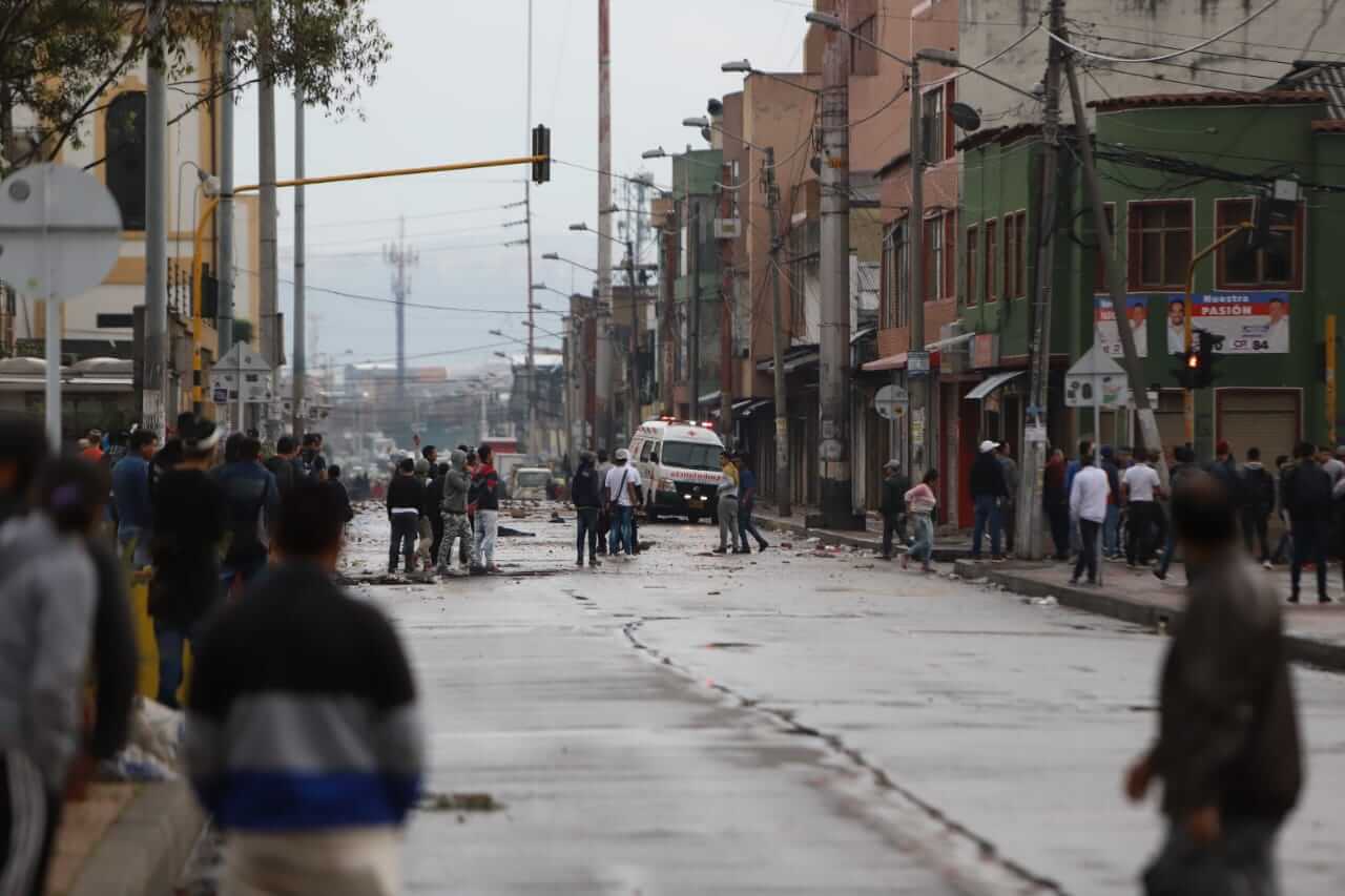 Disturbios en San Andresito de San José
