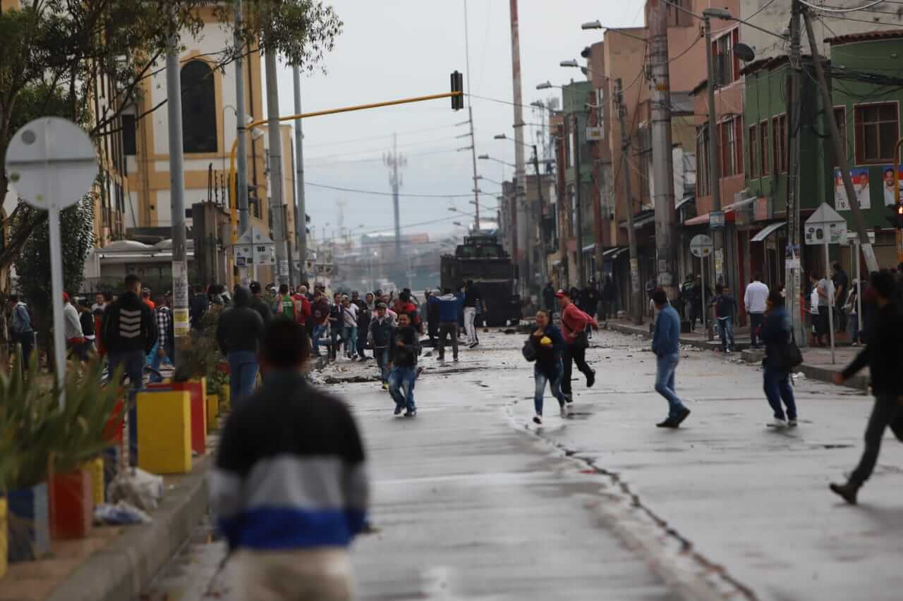 Disturbios en San Andresito de San José