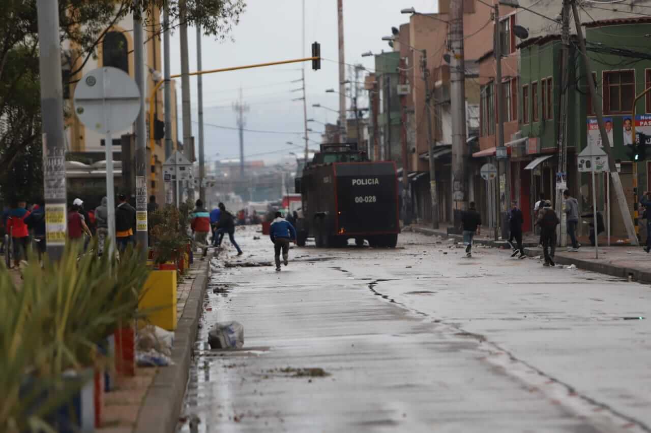 Disturbios en San Andresito de San José