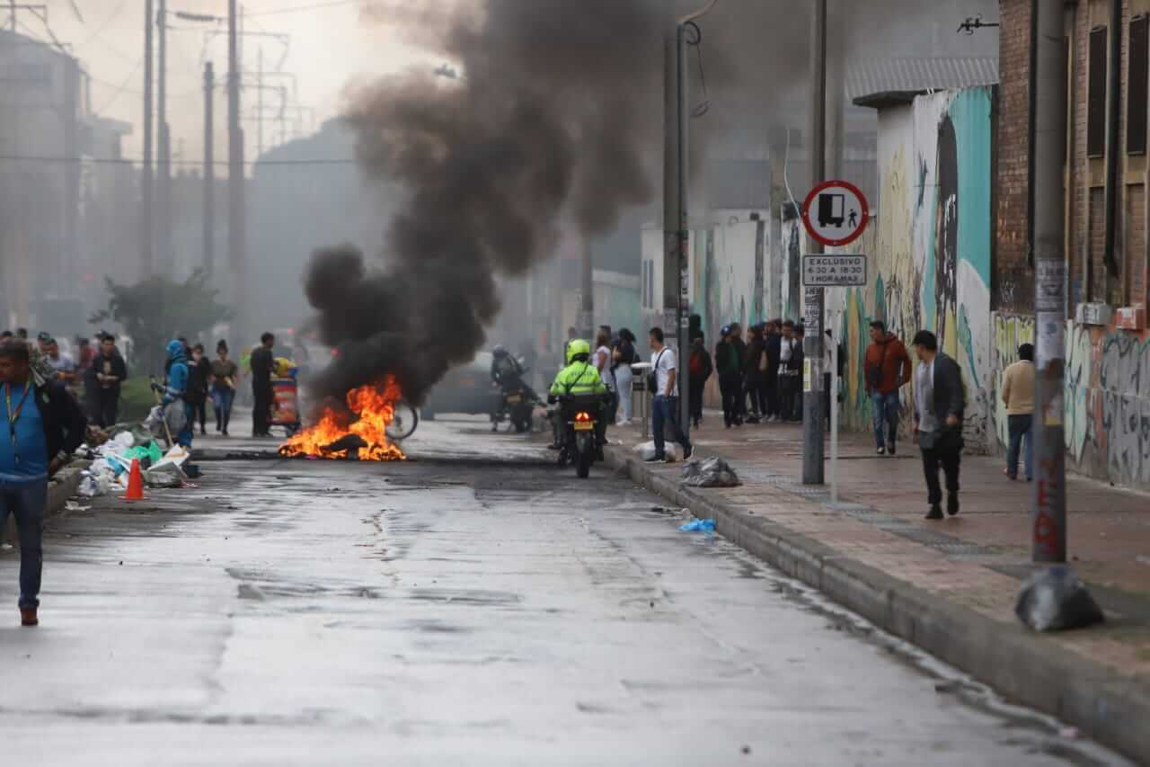 Disturbios en San Andresito de San José