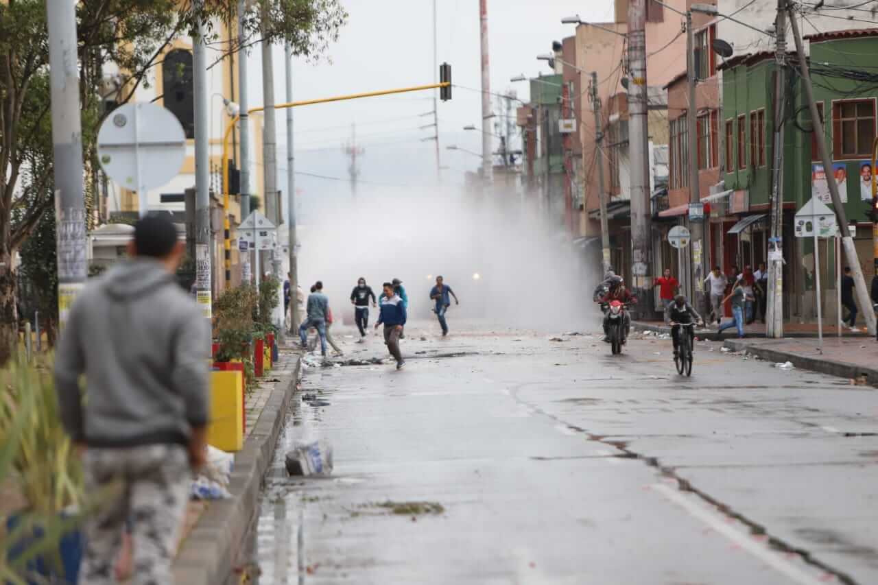 Disturbios en San Andresito de San José