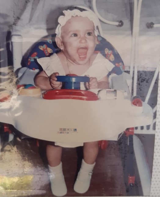 Linda cuando bebé