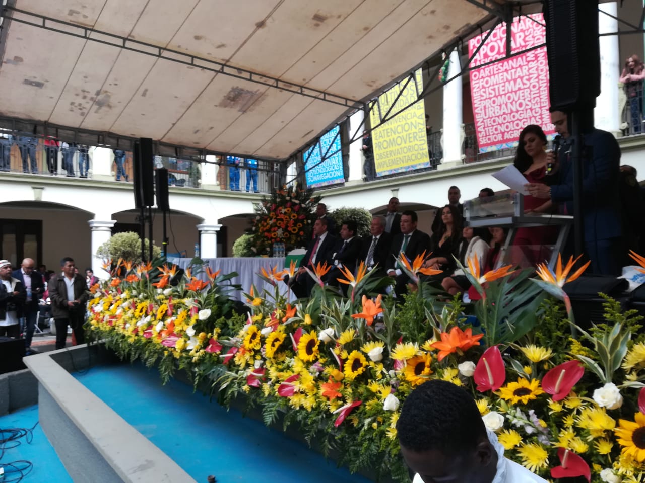 Gobernador de Nariño toma posesión de su cargo 