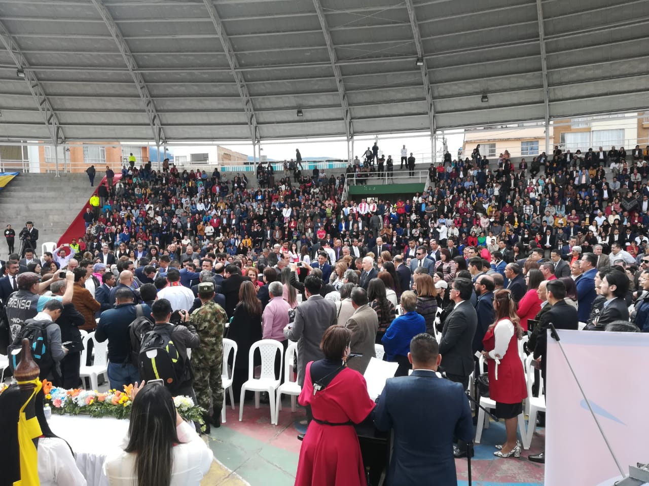 Escenario de la posesión. 