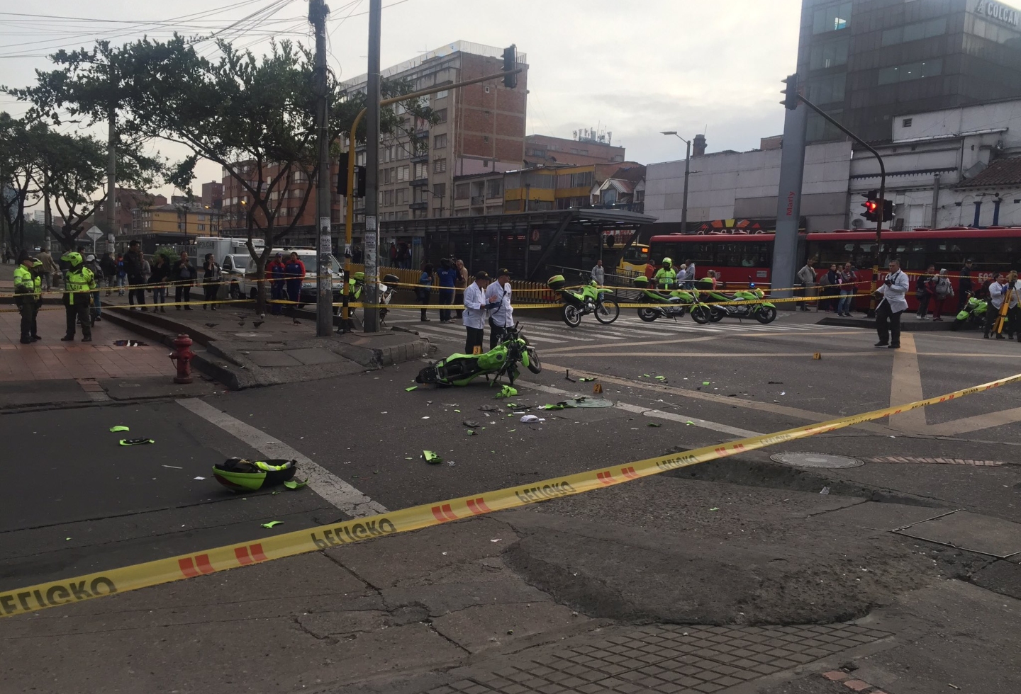 Revelan Video De Accidente Que Dejó Un Policía Muerto En Bogotá Rcn Radio 6913