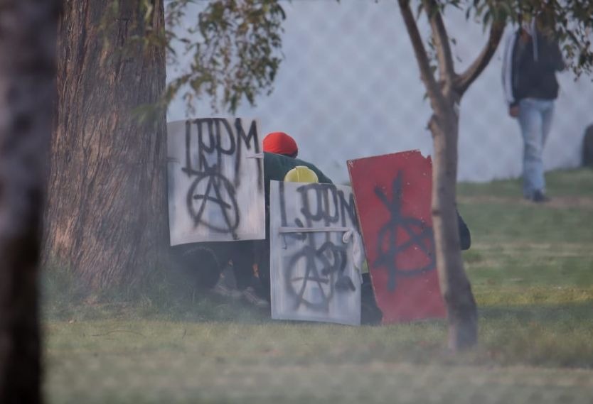 Disturbios Universidad Nacional 6 de febrero de 2020