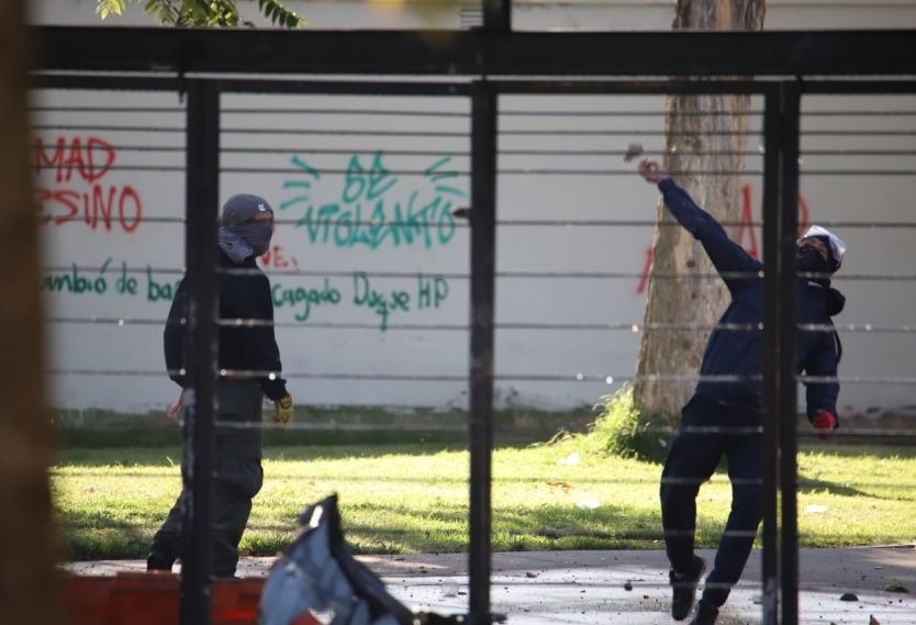 Disturbios Universidad Nacional 6 de febrero de 2020