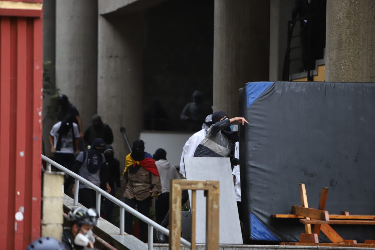 Disturbios en la distrital - Febrero 21