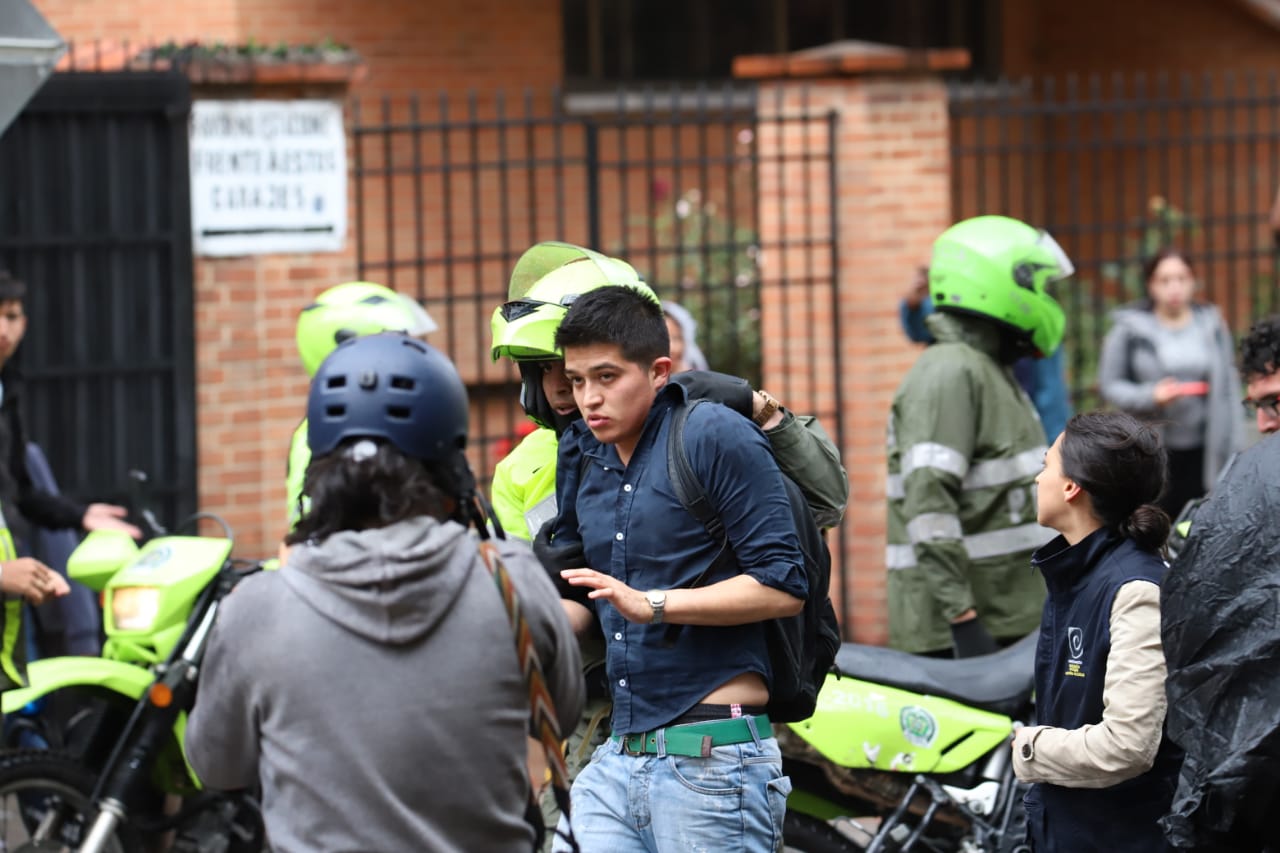 Disturbios en la distrital - Febrero 21