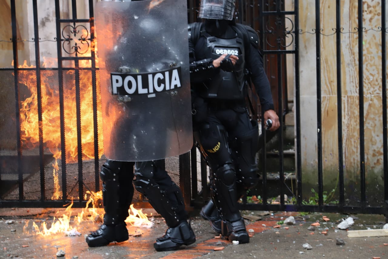 Disturbios en la distrital - Febrero 21