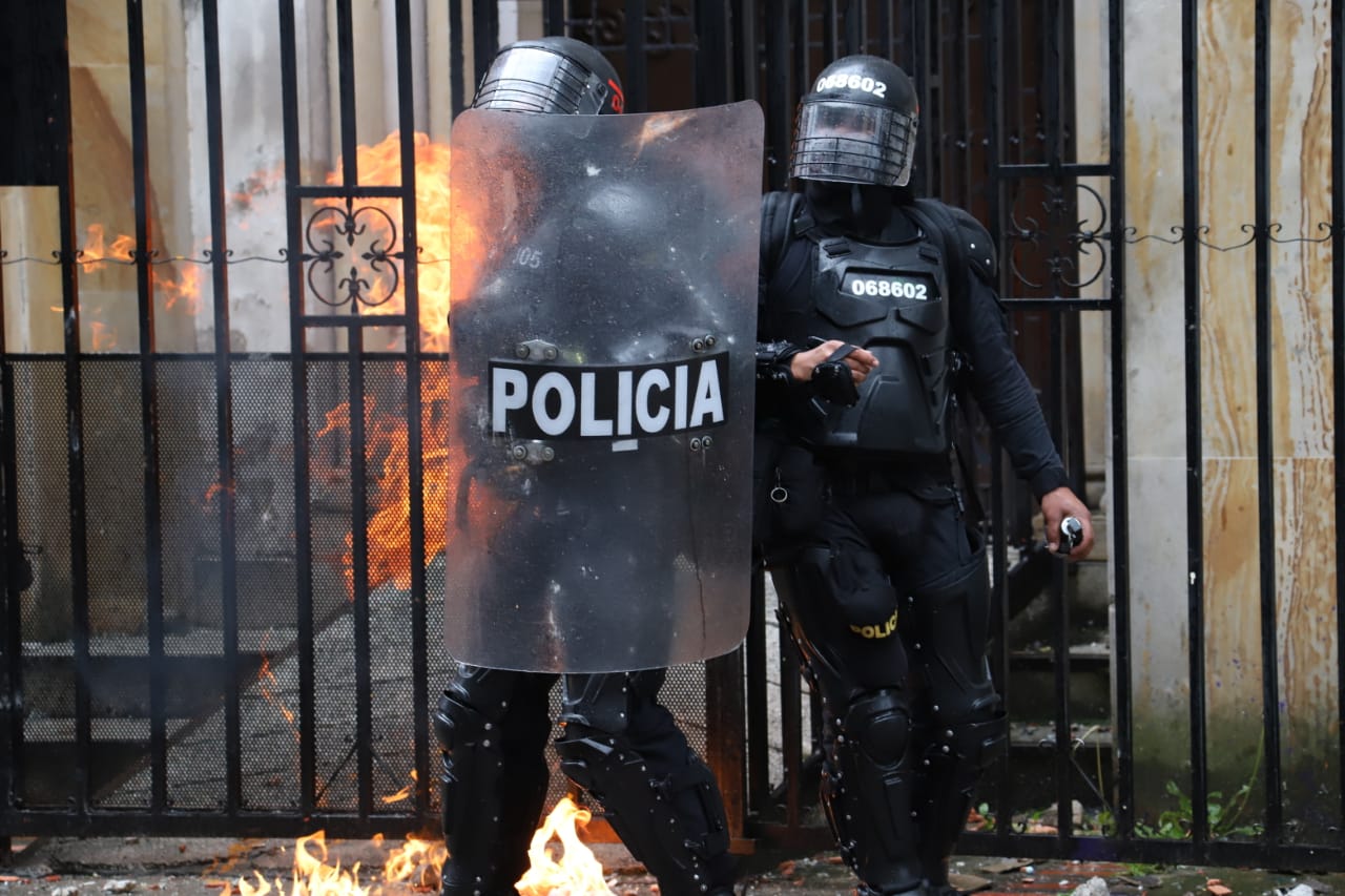 Disturbios en la distrital - Febrero 21