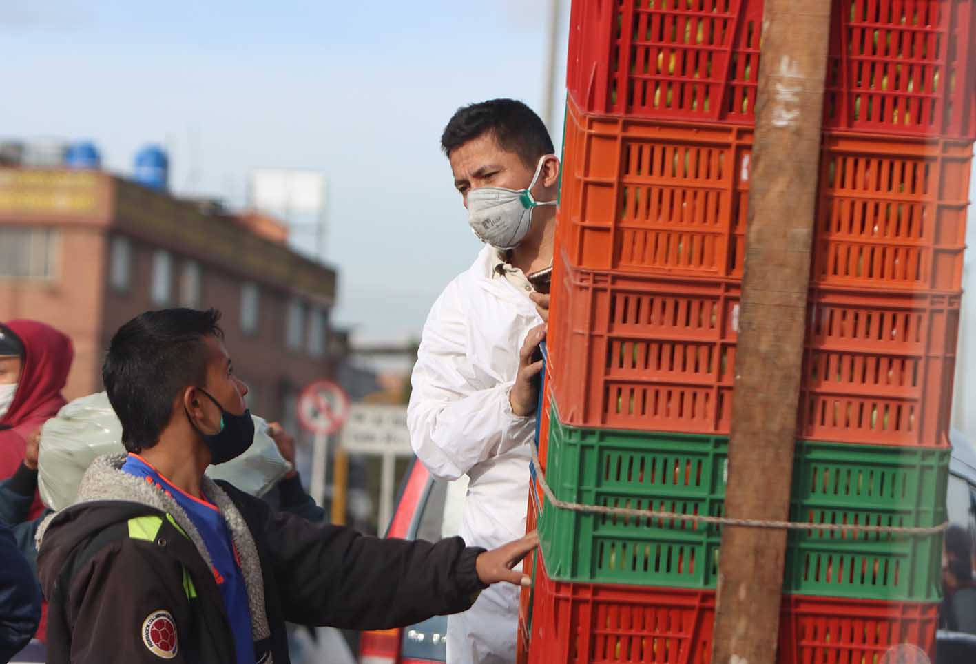 Corabastos, en medio de caos en cuarentena obligatoria en Kennedy / coronavirus en Colombia