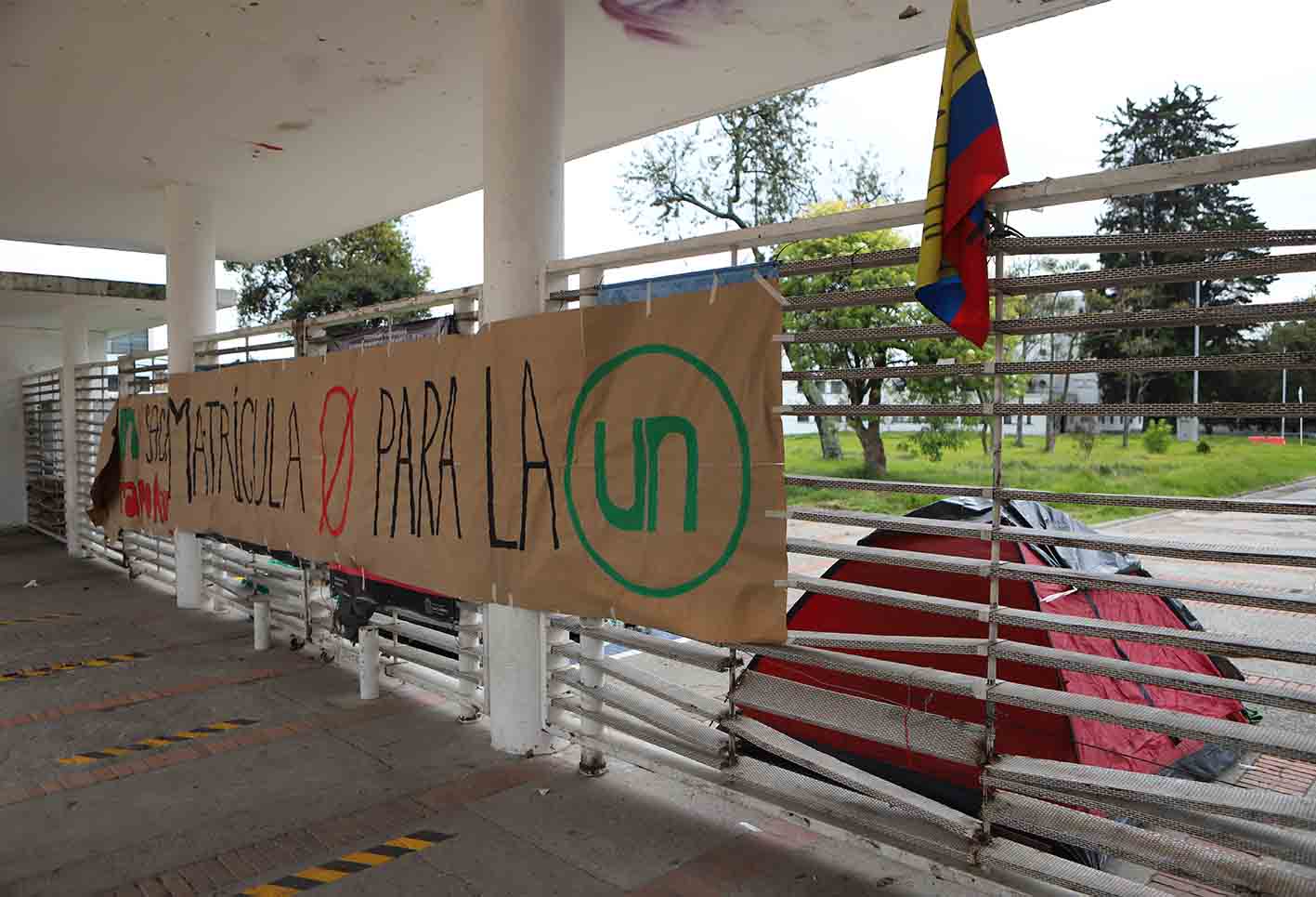 Toma de estudiantes de Universidad Nacional / Protestas de estudiantes por matriculas