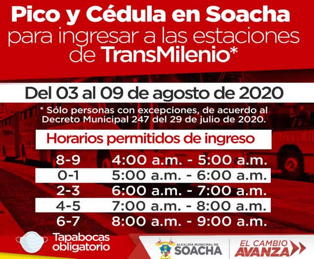 Pico y cédula en Soacha