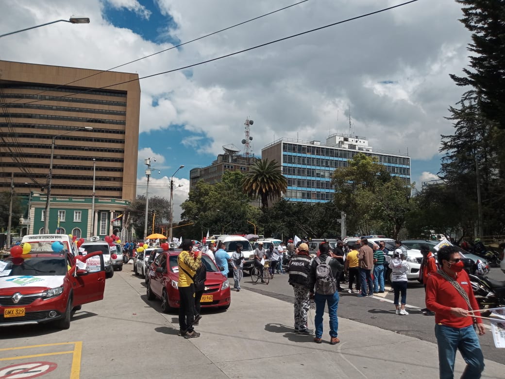 Protestas en Bogotá