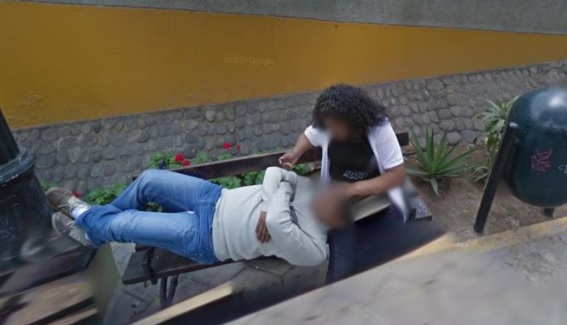 Infidelidad captada por Google Maps