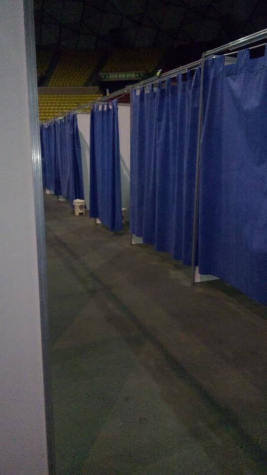 Interior del Poliedro de Caracas para pacientes COVID - Exclusivo RCN Radio
