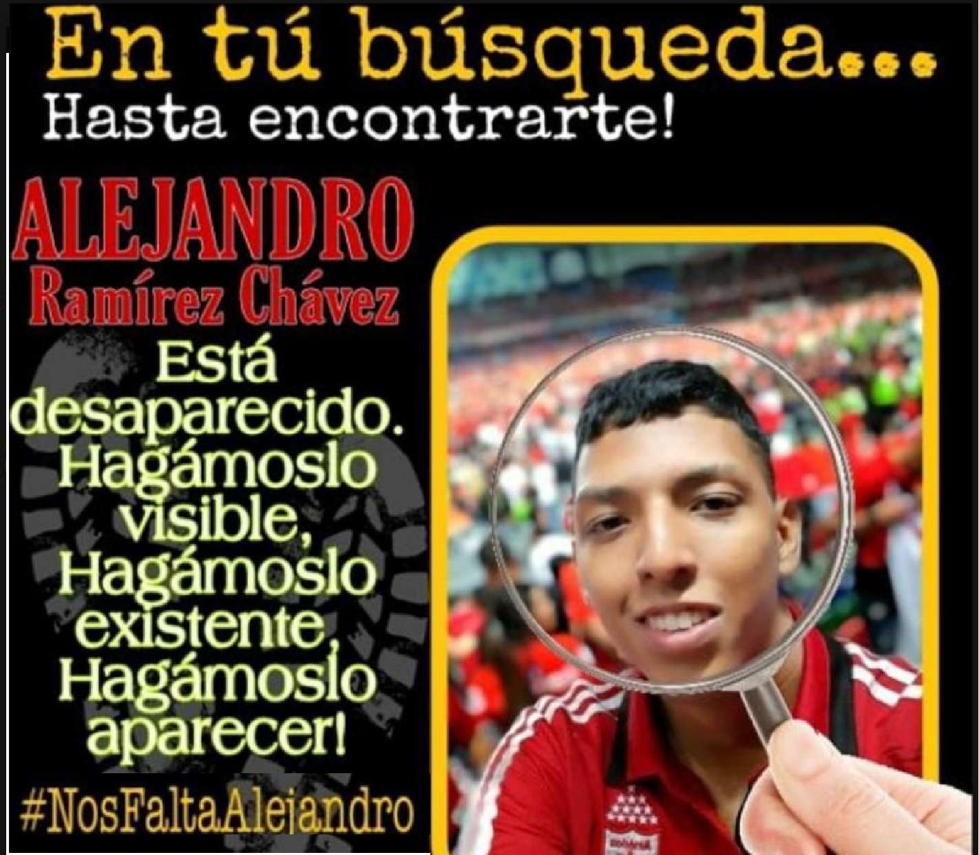 Redes sociales y búsqueda de desaparecidos