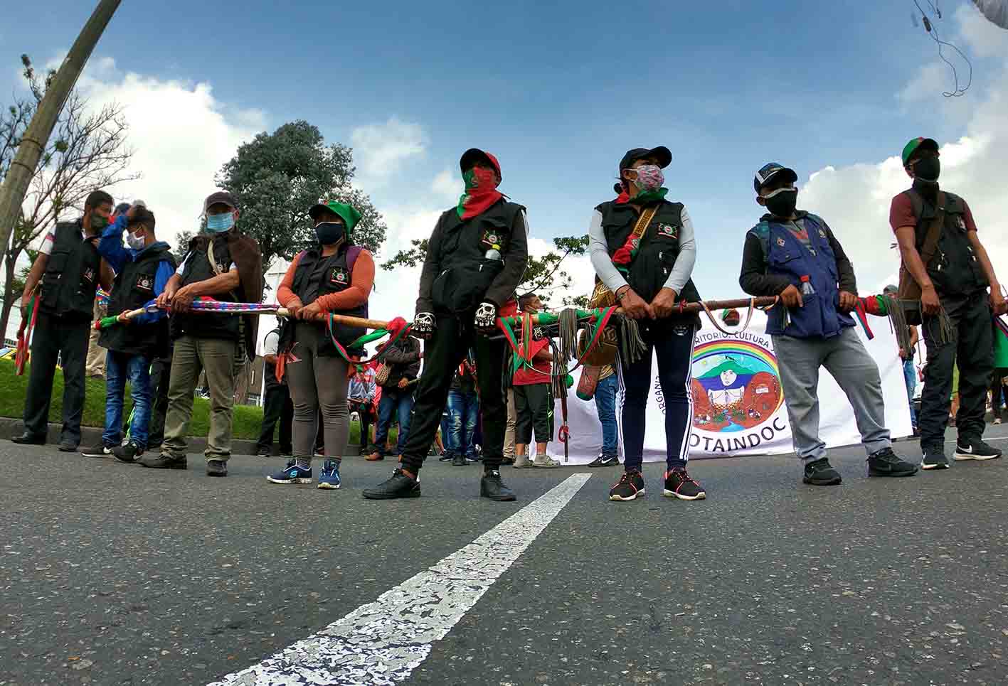 Minga indígena y su recorrido por Bogotá