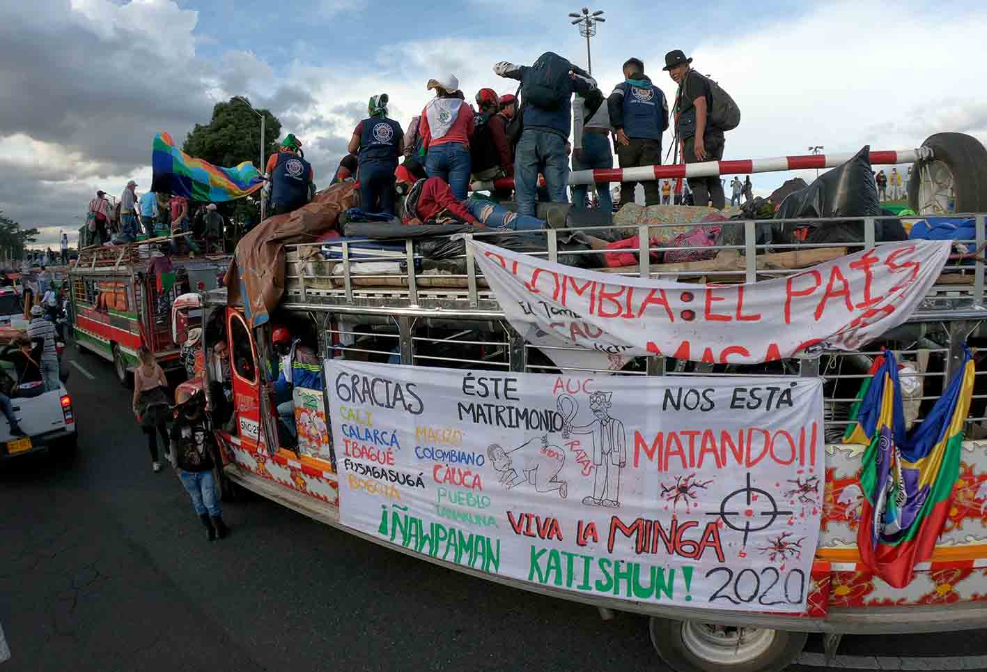 La Minga Indígena ya se encuentra en Bogotá