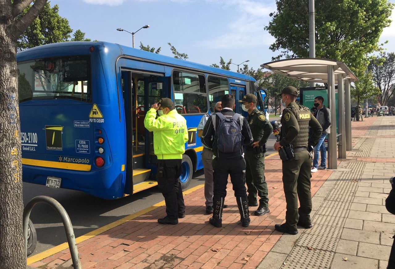 Atraco en bus del Sitp