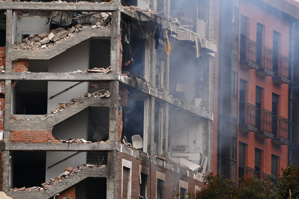 Explosión en Madrid
