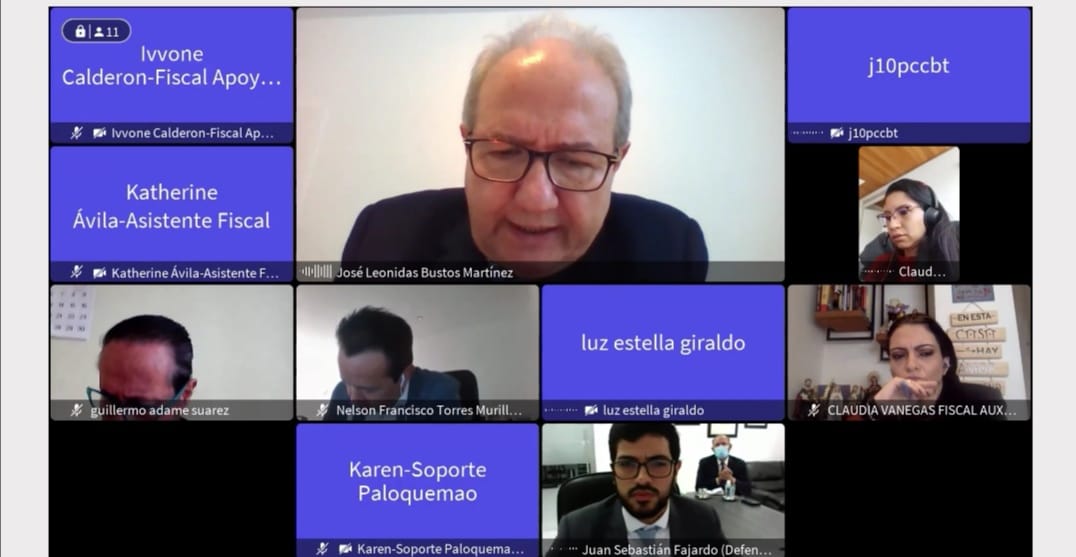 Desde Canadá reapareció el exmagistrado Leonidas Bustos en el juicio de Francisco Ricaurte, por el 'cartel de la toga'