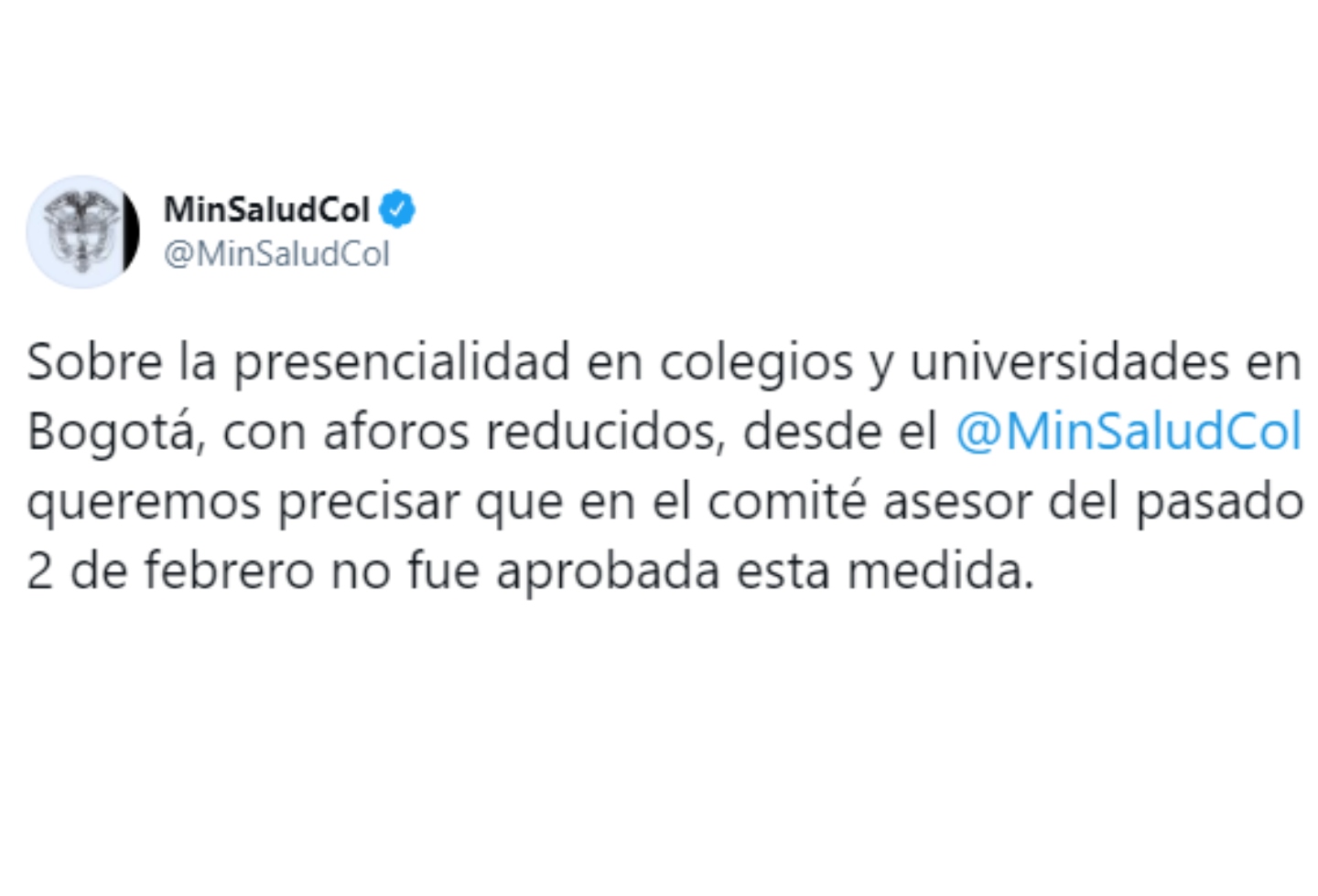 Trino de Minsalud Trino de Minsalud
