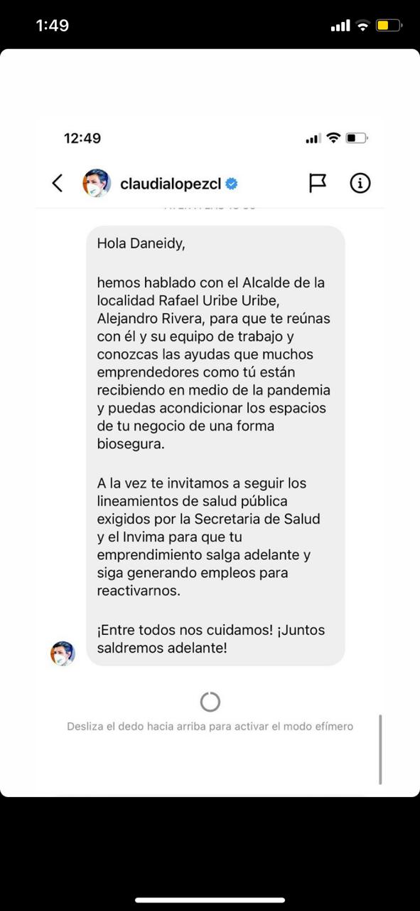 Respuesta Claudia López a Epa Colombia