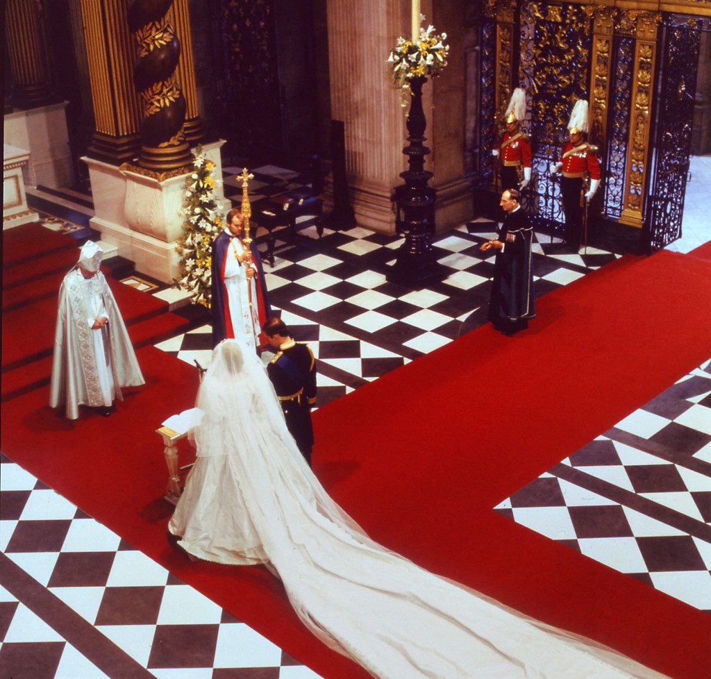 Vestido de novia de Lady Diana