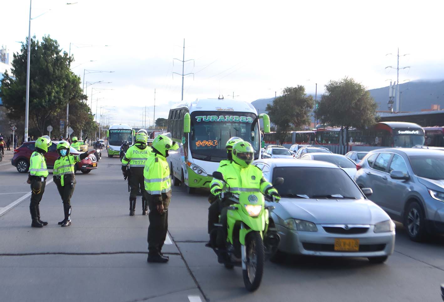 Bloqueos en Bogotá - Paro nacional