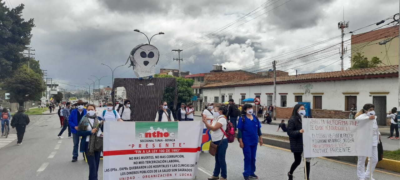 Protestas en Boyacá.