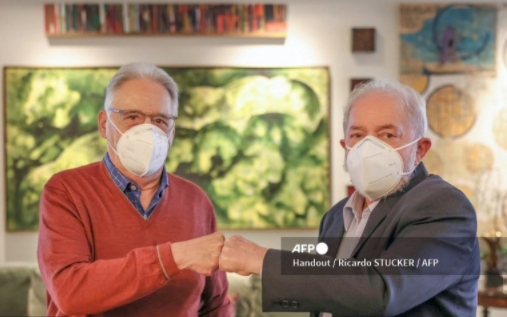 Expresidentes brasileños Luiz Inácio Lula da Silva y Fernando Henrique Cardoso