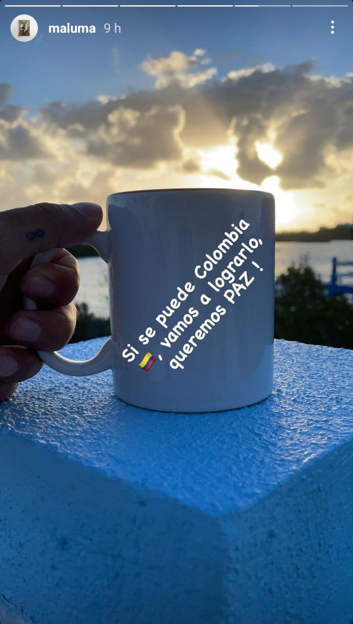 Maluma- Historias de Instagram
