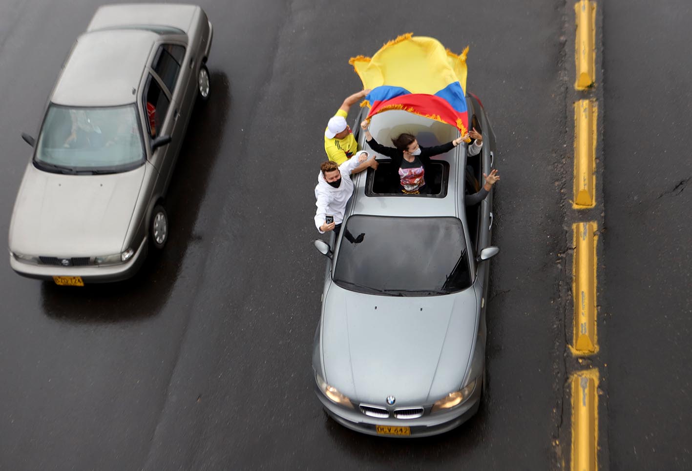 Paro nacional 5 de mayo: manifestantes marcharon por calles de Bogotá