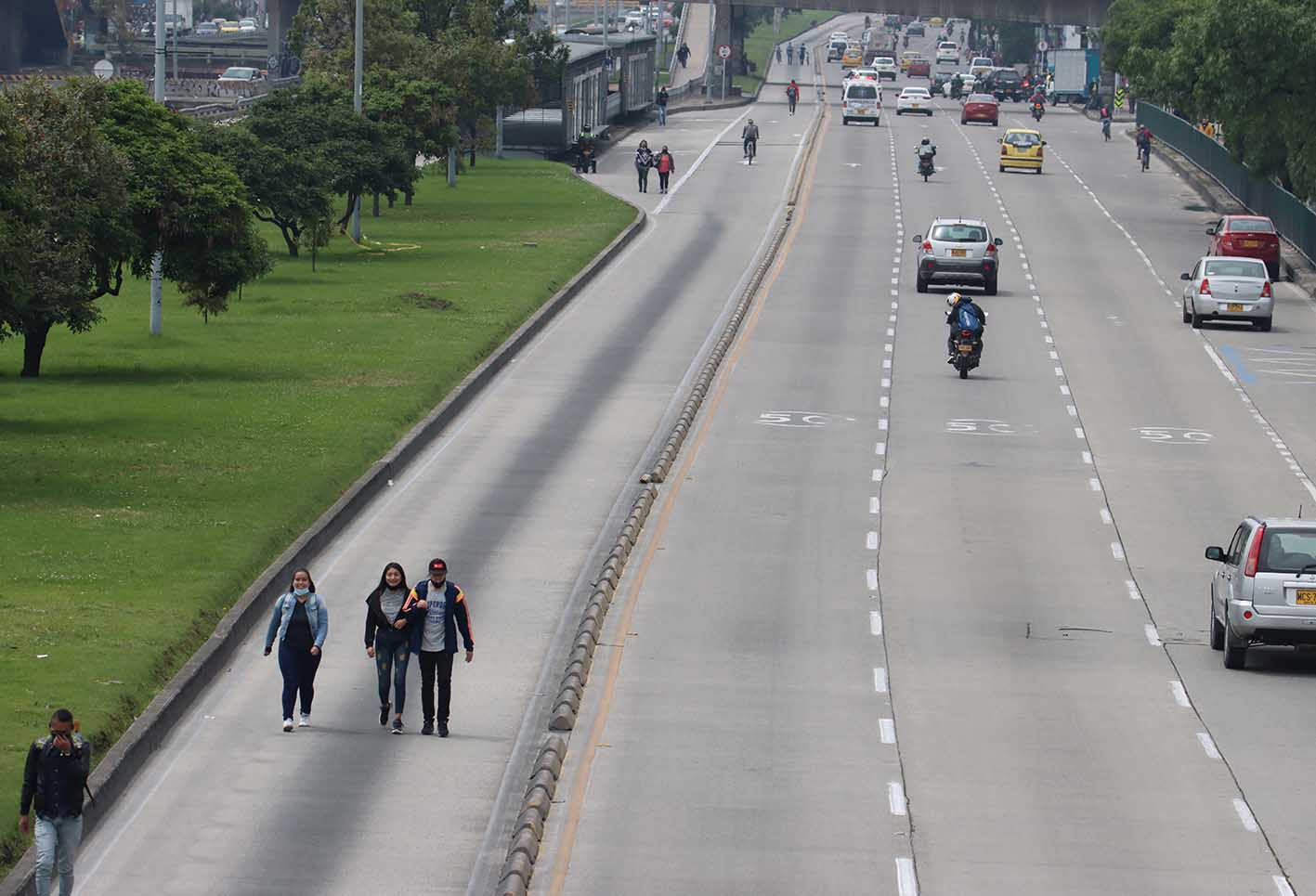 Paro nacional 5 de mayo: manifestantes marcharon por calles de Bogotá