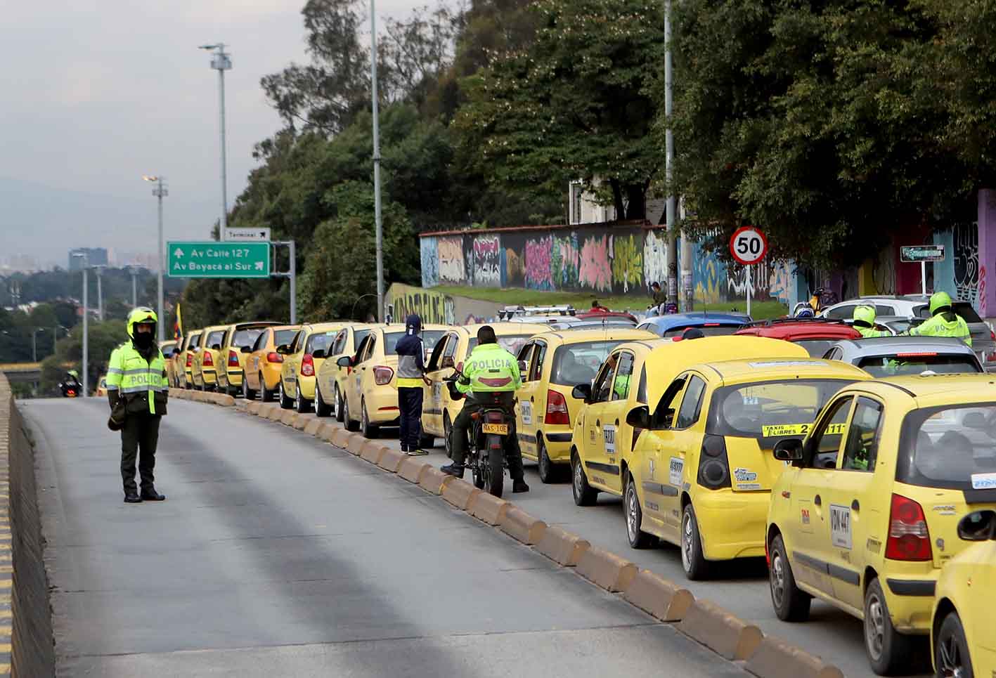 Taxistas de Bogotá / Paro de taxistas