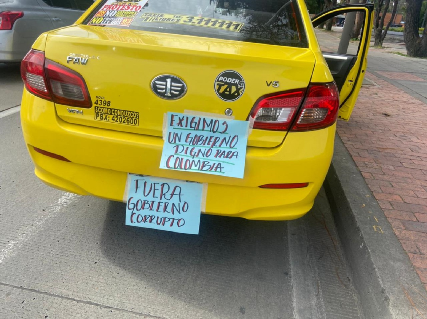 Protesta de Taxistas