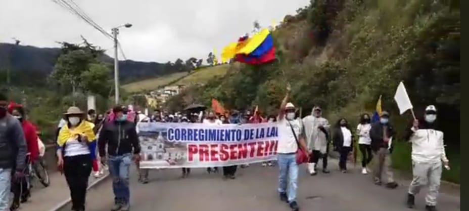 Los campesino se unieron al paro